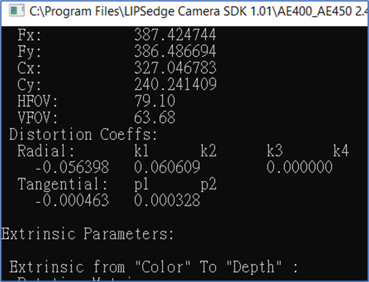 CameraParameterViewer2 - LIPS® Developer Documentation