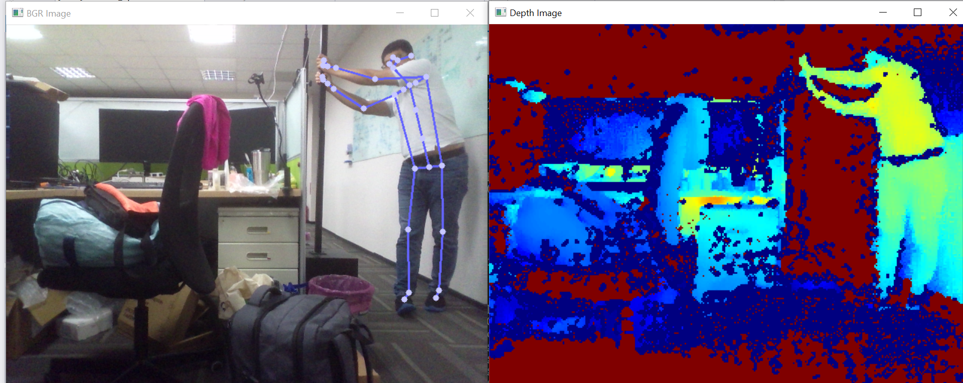 LIPSense 3D Body Pose C++ OpenCV Skeleton Sample Guide